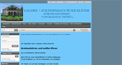 Desktop Screenshot of antike-uhren-kloeter.de